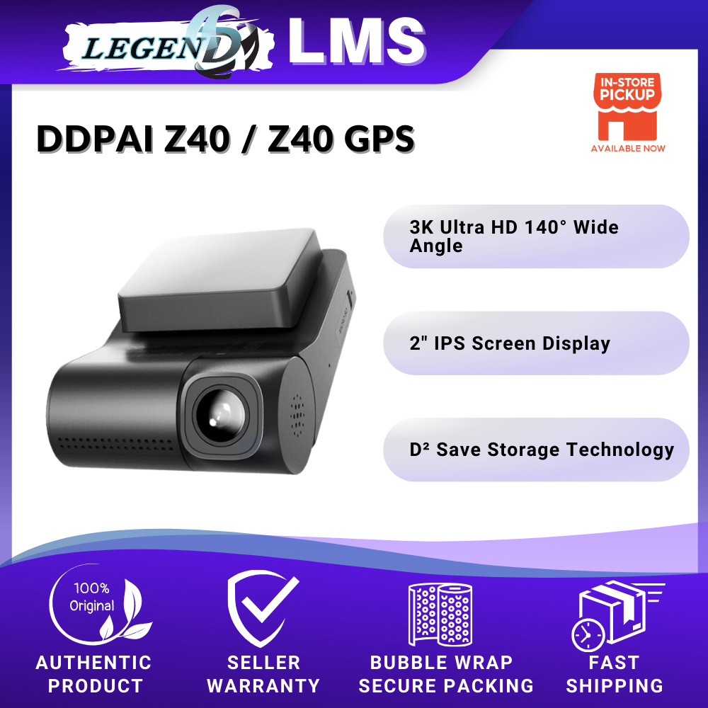 DDPAI Z40 Dash Cam GPS หน้า+หลัง Cam