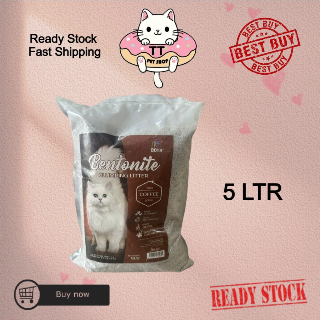 Bona MEOW BENTONITE COFFEE 5 ลิตร