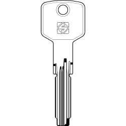 Silca Italy AB48 กุญแจทองเหลืองเปล่าสําหรับ ABUS