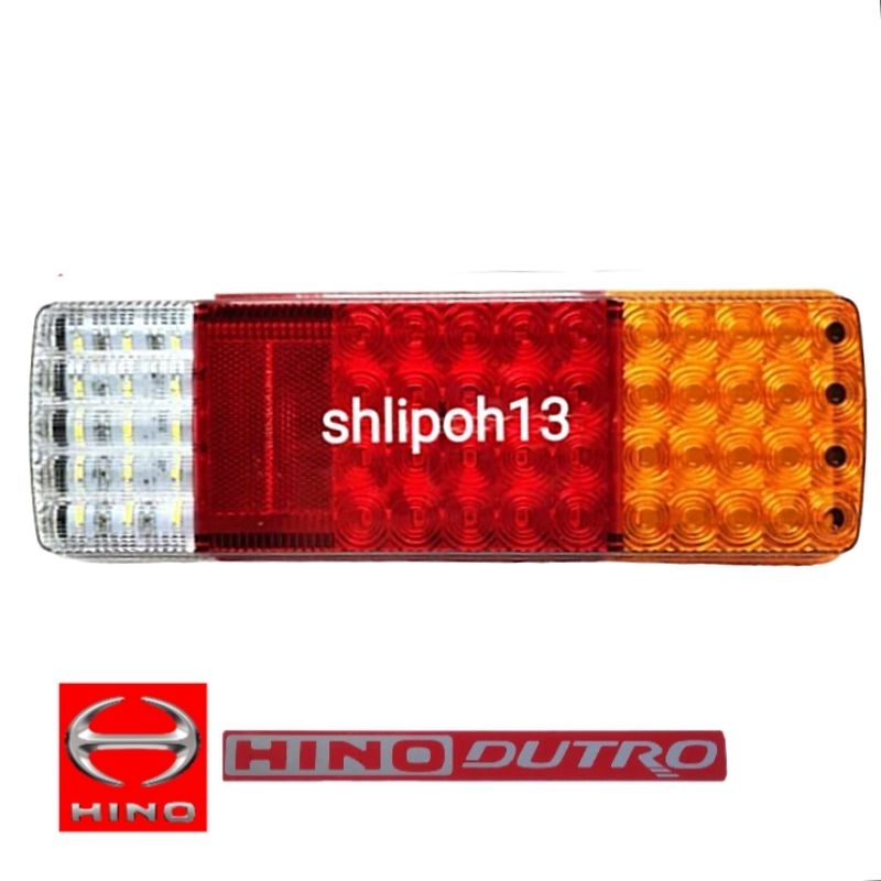 1 ชิ้น Hino Dutro WU300/WU410/WU720 ด้านหลัง 12V/24V ไฟท้าย LED (RH/LH)