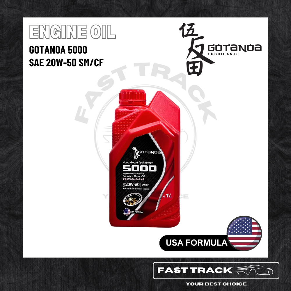 น้ํามันเครื่อง GOTANOA 20W50 SM/CF 1L MINYAK TAMBAH