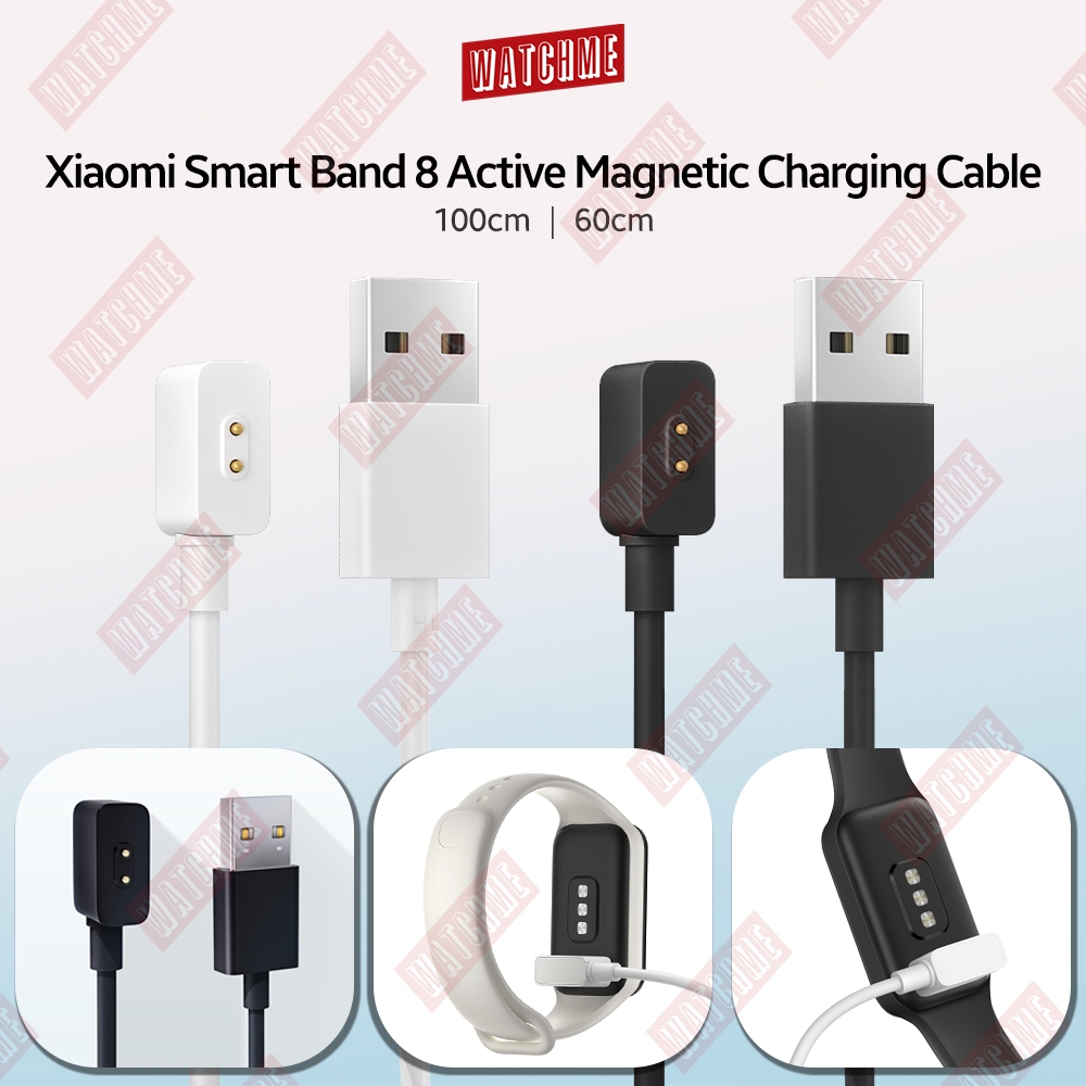 Xiaomi Smart Band 8 Active Magnetic Charging สาย USB 100 ซม. & 60 ซม. (รับประกัน 3 เดือนของ Charger,