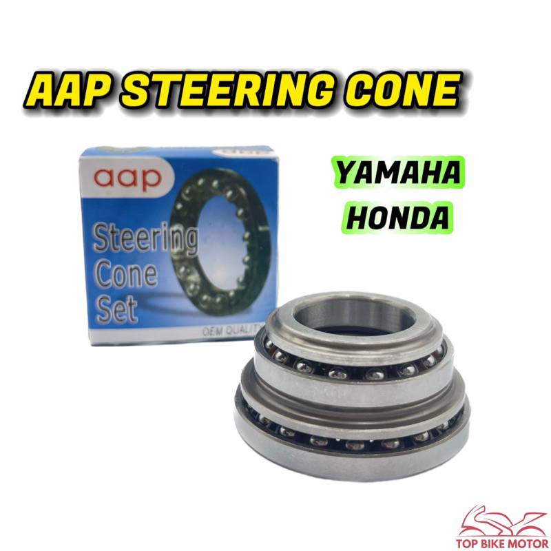 AP STEERING CONE SET Y125 Y100 LC135 Y15 FZ150 RXZ NOUVO NMAX NVX155 TZM LAGENDA SRL110 SRL115 EX5 R