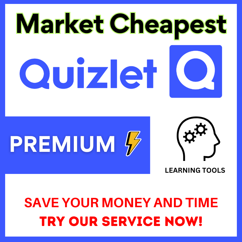 Quizlet Plus Premium Account | Unlock Step-by-step Textbook Solutions | Full Warranty