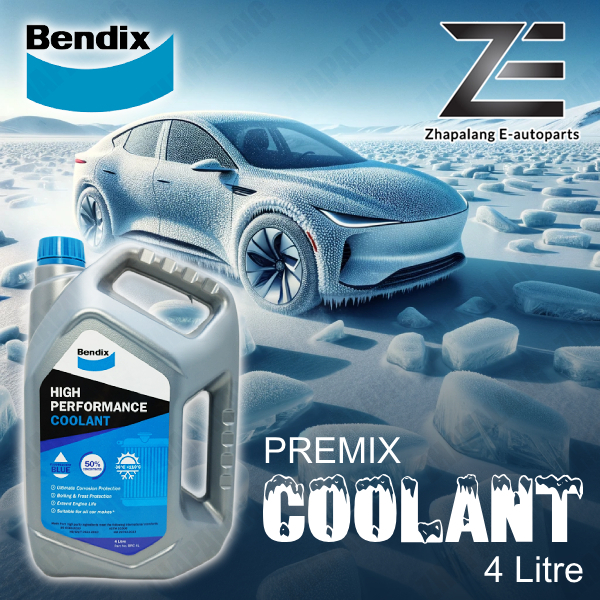 BENDIX Coolant Premix Long Life 4L เพื่อใช้เทโดยตรงไม่จําเป็นต้องผสม OAT w/ น้ํากลั่น