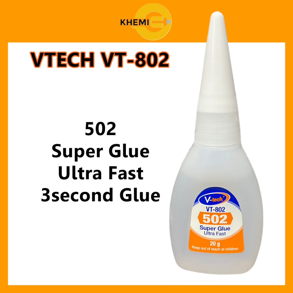 VTECH VT-802 กาว Super Fast Super Strong 3 วินาที แกม ซีพัฒน์ เคอร์ริ่ง