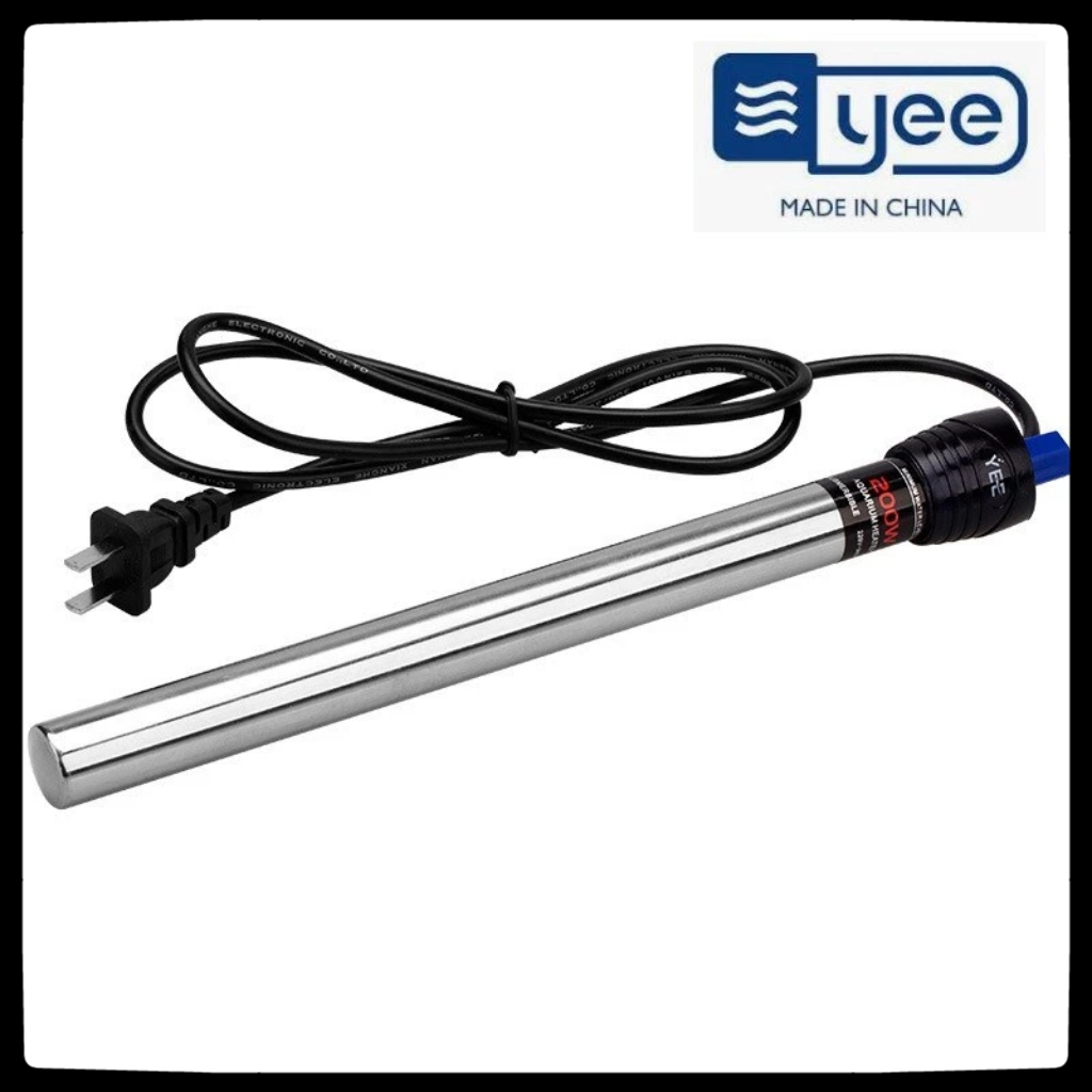 Yee เครื่องทําความร้อนสแตนเลส Submersible Auto Aquarium เครื่องทําความร้อน 25w 50w 100w 200w 300w 50