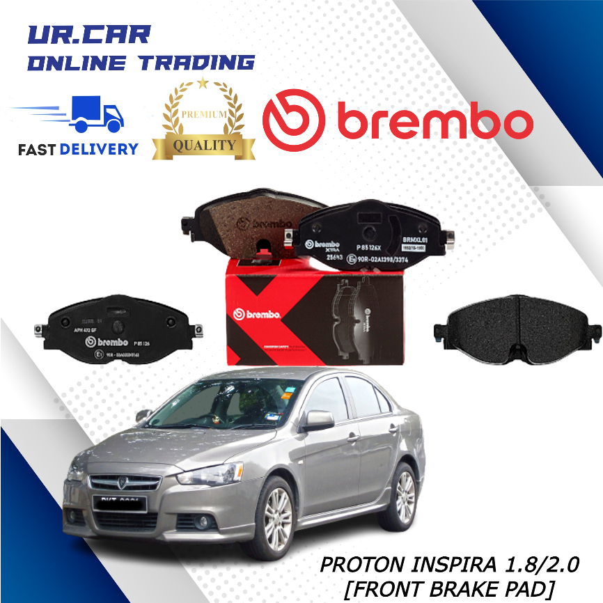 แผ่นรองเบรก BREMBO XTRA PROTON INSPIRA 1.8 / 2.0 (DEPAN BREMBO