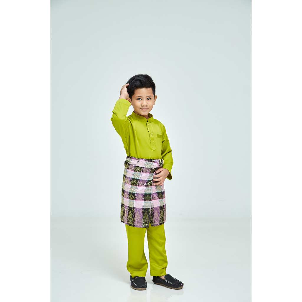 เสื้อมาเลย์มรดก Polite Cek Musang Boys