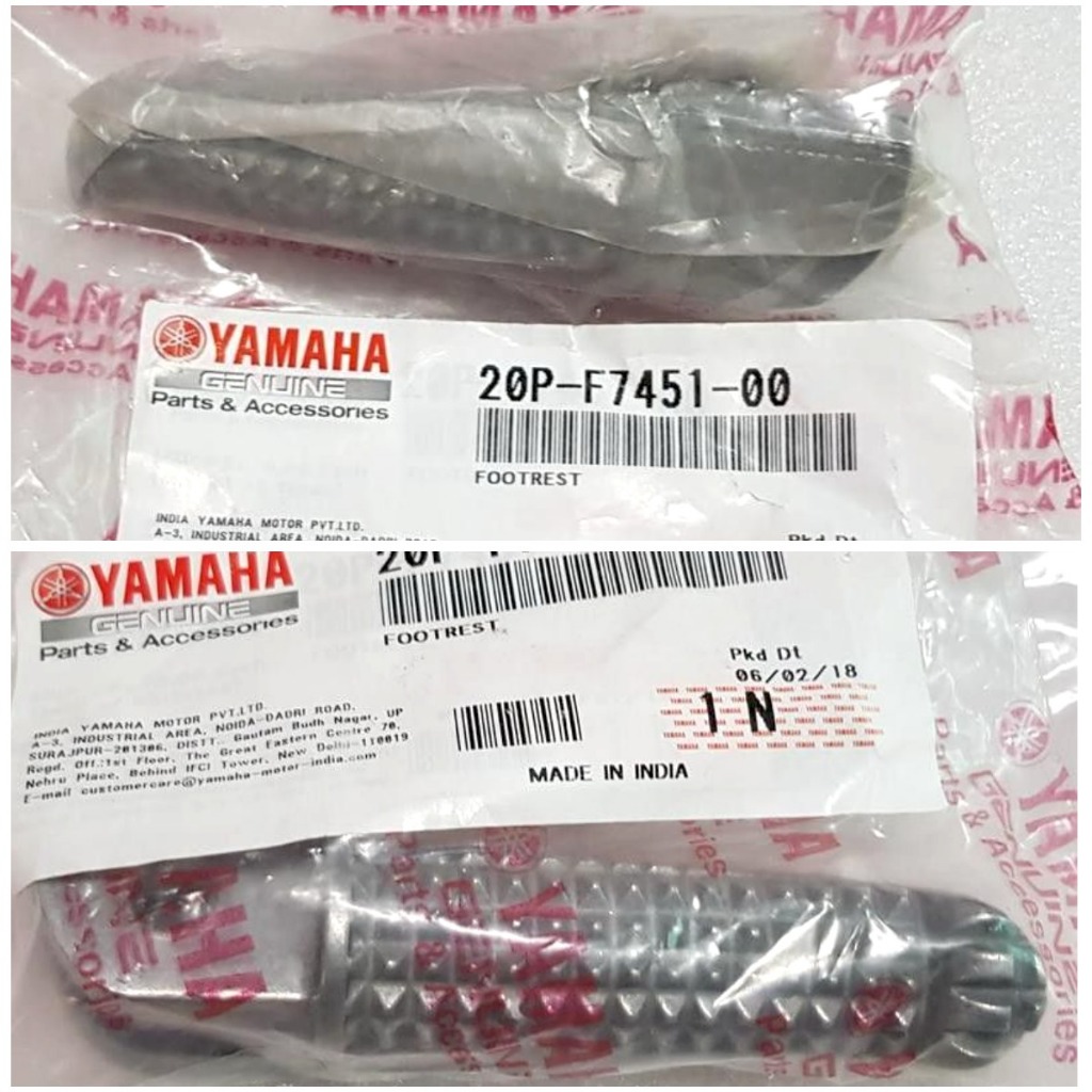YAMAHA YZF R15 / MT15 ด้านหน้า FOOTREST HLY 20P-F7451-00 20P-F7461-00 PEMIJAK KAKI DEPAN R15V3 MT 15