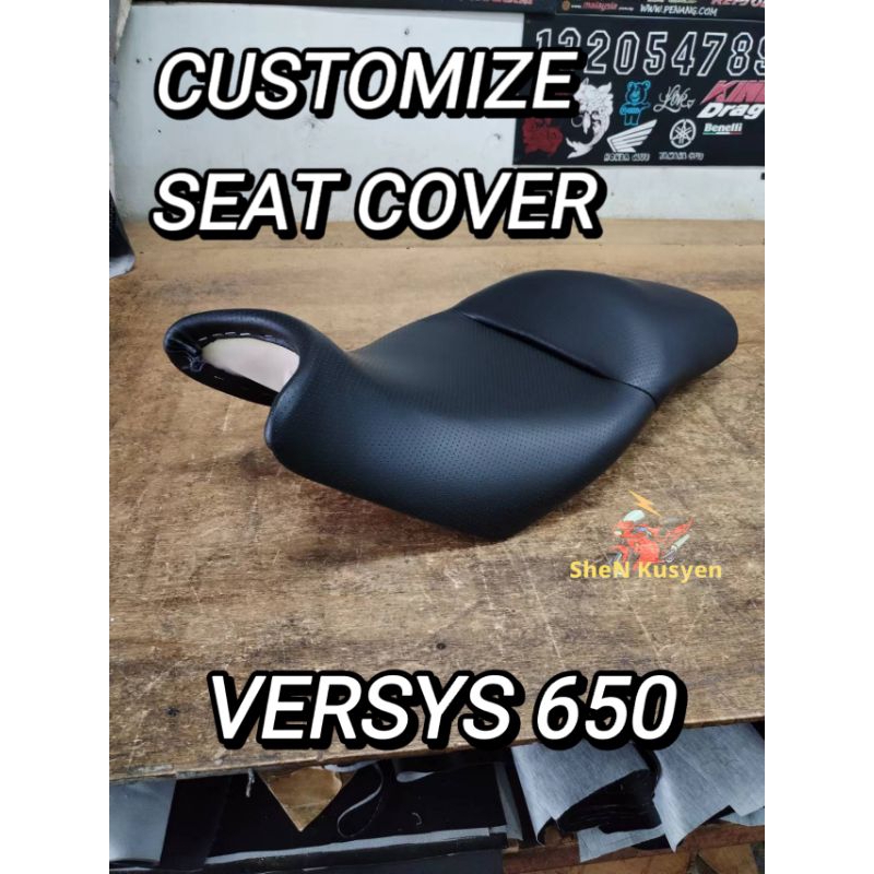 Kawasaki Versys 650 ที่หุ้มเบาะ Kawasaki Versys 650 ฝาครอบ Versys 650 Sarung Seat Versys 650 ที่นั่ง