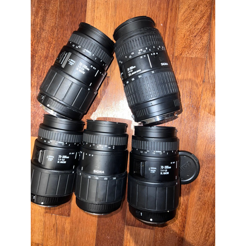 (C36) sigma DL มาโครสําหรับ canon ef mount 70-300mm