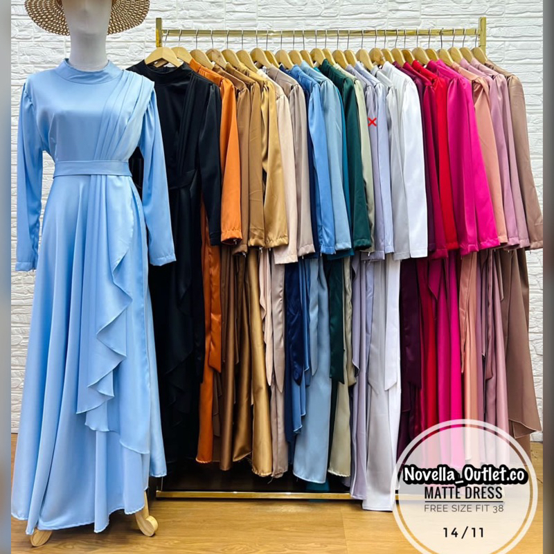 DRESS DINNER/ EVENT/ BRIDESMAID FASHION SATIN EDITION VOUGE VIRAL