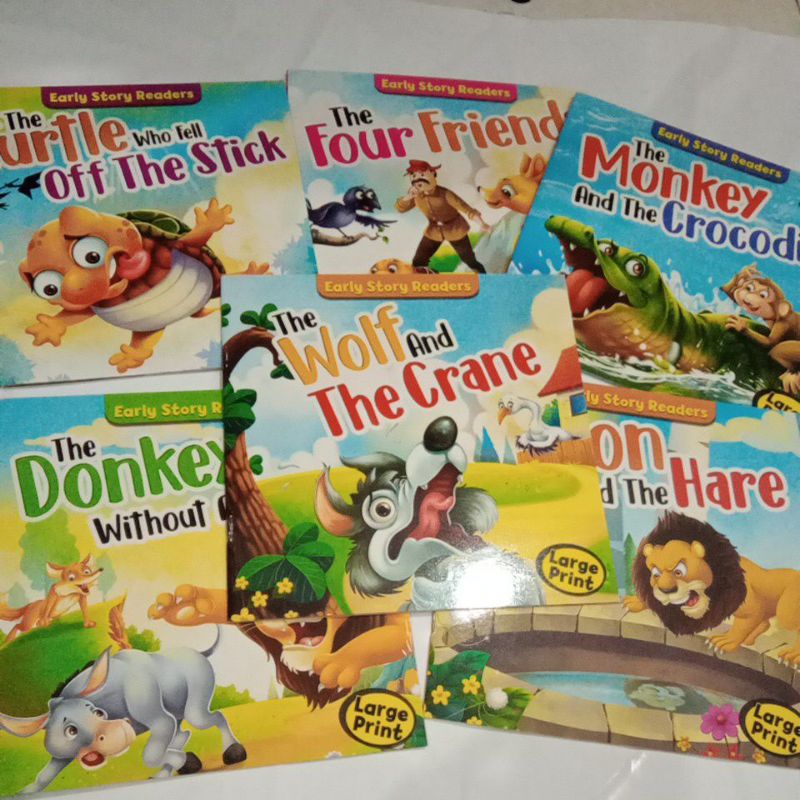 EARLY PRESCHOOL READERS STORIES BOOK สําหรับเด็ก BEDTIME STORIES