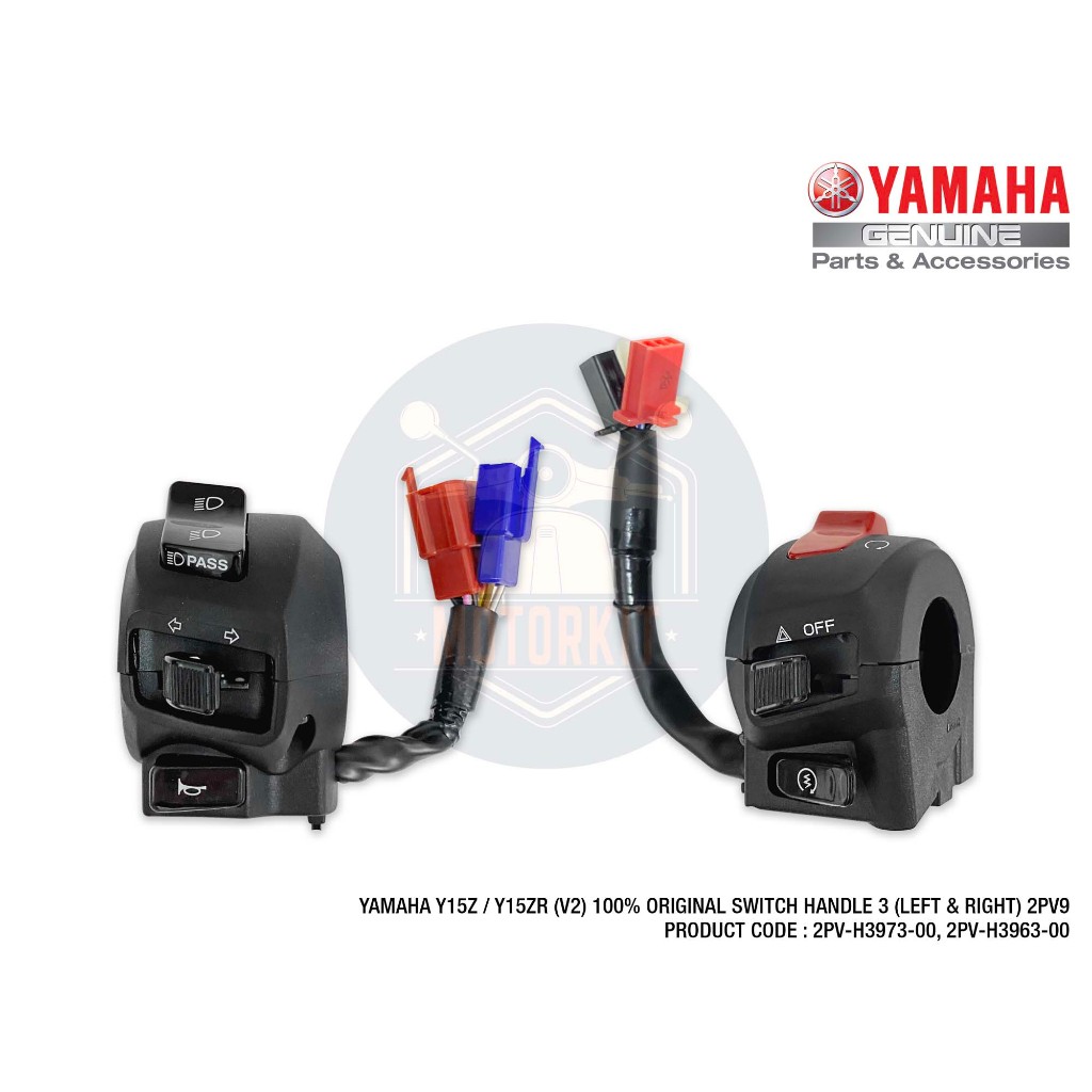 YAMAHA Y15 Y15ZR V2 HANDLE SWITCH ซ้ายขวา SUISS HORN SIGNAL STARTER 2PV9 2PV-H3973-00 2PV-H3963-00