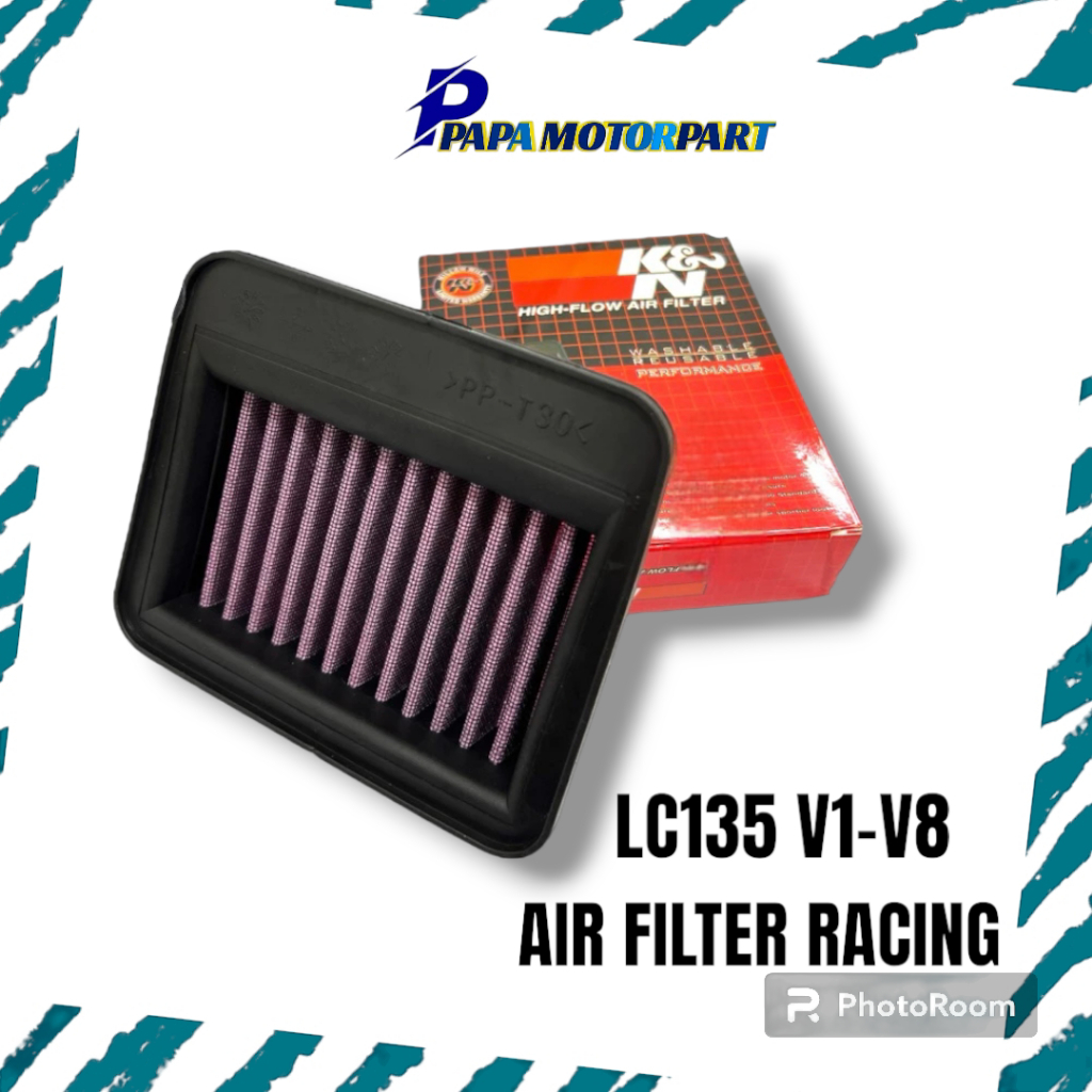K&N HIGH FLOW RACING AIR FILTER LC135 V1 V2 V3 V4 V5 V6 V7 135LCFI LC V8