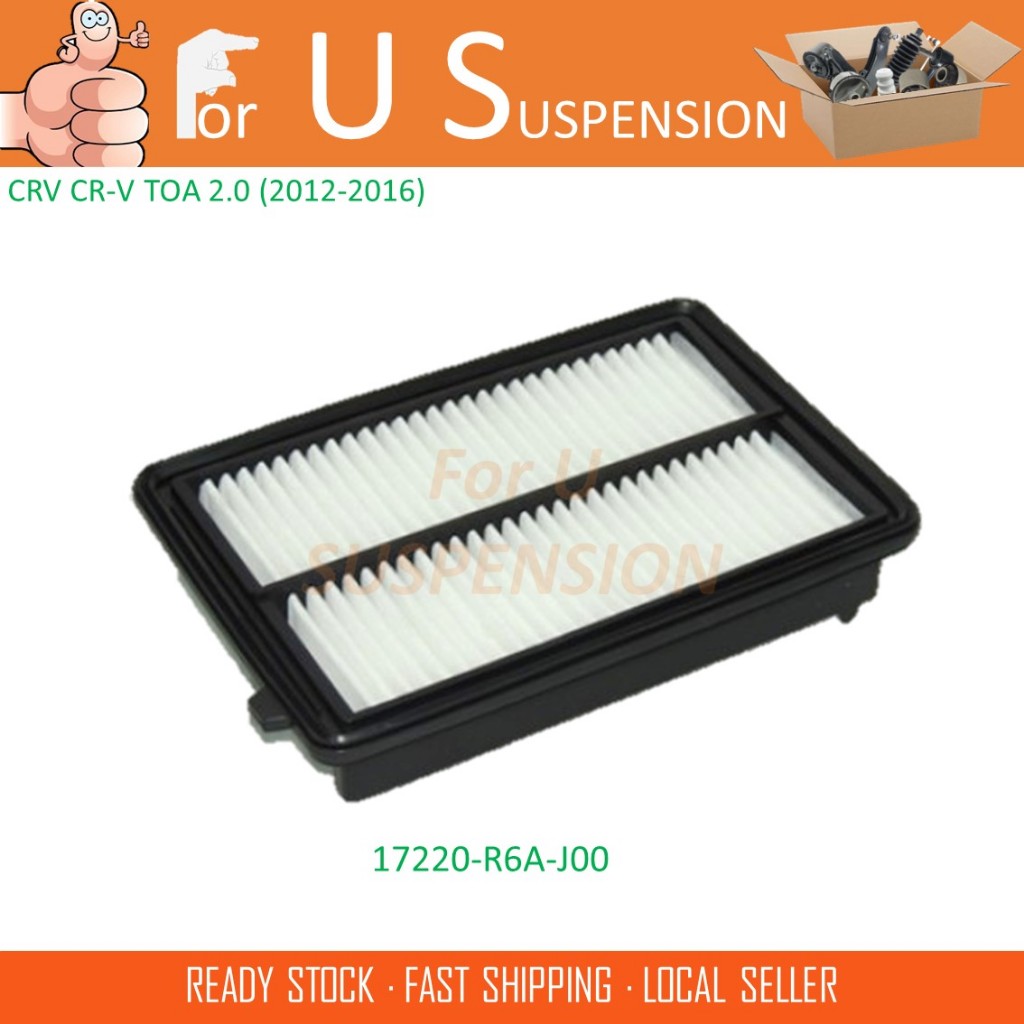 ไส้กรองอากาศเครื่องยนต์ 1 ชิ้น - 17220-R6A-J00 Honda CRV CR-V TOA 2.0 (2012-2016) > ทางเลือกที่ดีที่