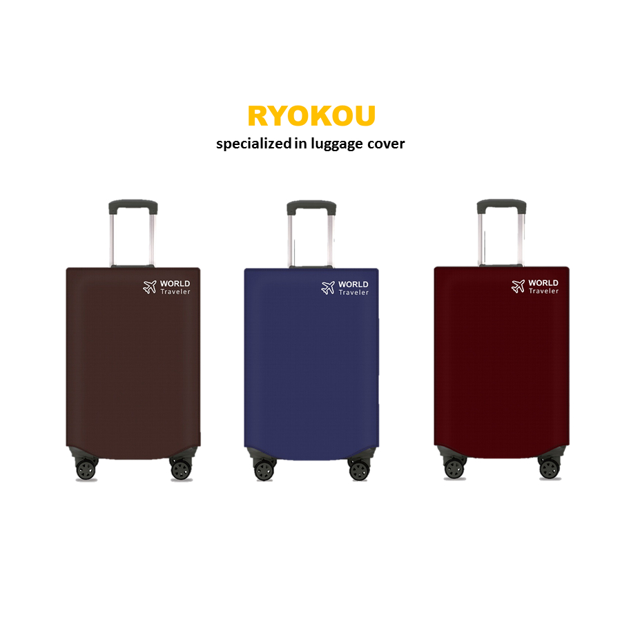 Ryokou ผ้าคลุมกระเป๋าเดินทาง แบบหนา ขนาด 20 24 28 นิ้ว