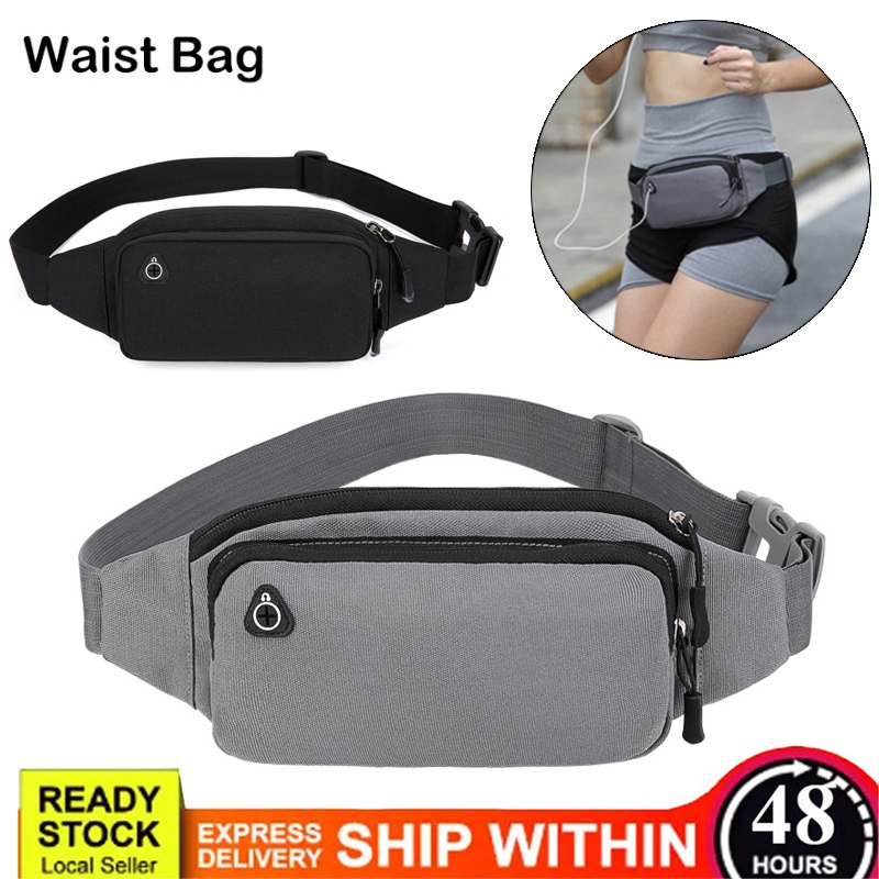 Sports Waist Pack Bag Pouches Waist Belts Bag Cross Body Bag Chest Bag Adjustable Running Pouch Wate