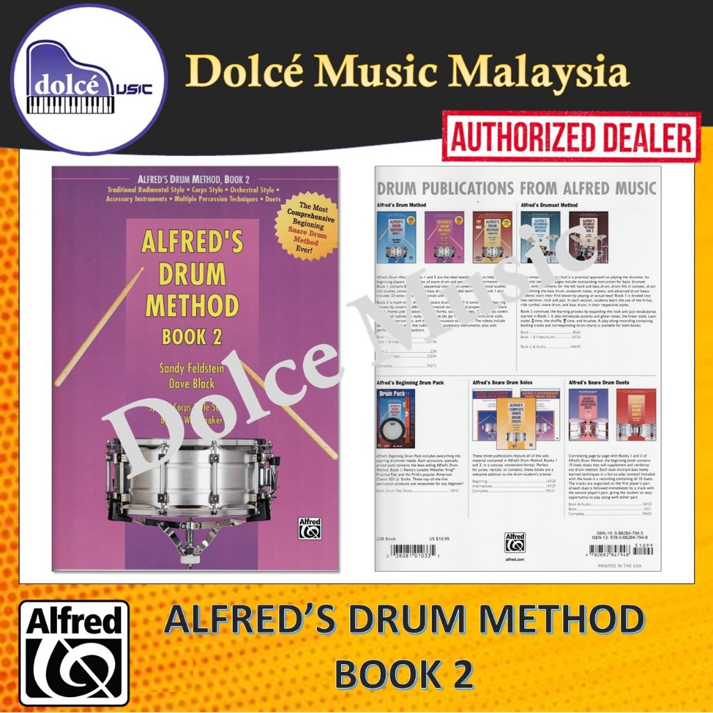 Alfred - หนังสือวิธีการตีกลองของ Alfred 2