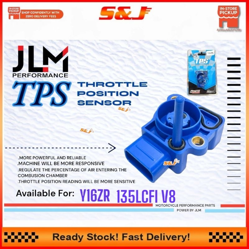 JLM RACING TPS Y15ZR Y16ZR Y15 Y16 135LC FI LCV8 R15 MT15 SRL115 FI V1 V2 RS150 RSX PCX150 VF3I THRO