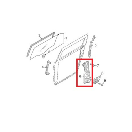 WINDOW REGULATOR REAR -LEFT / RIGHT KIA SEDONA 2015-2019 > 83403-A9000 / 83404-A9000