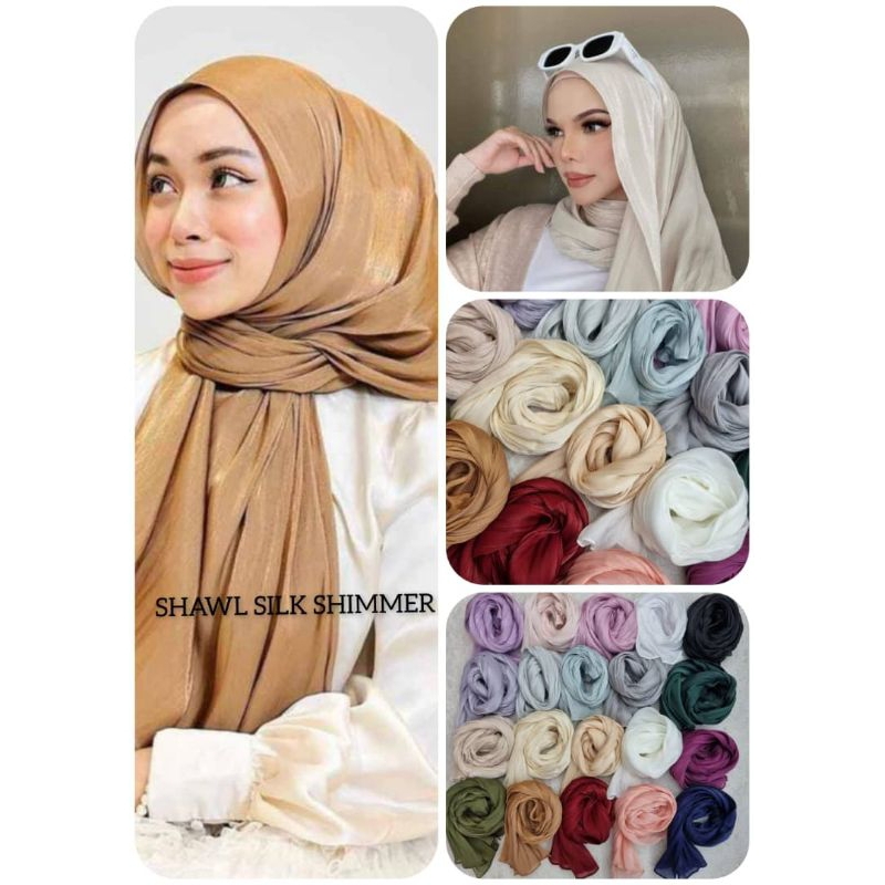 VIRAL SHAWL SHAWL SHIMMAR SILk