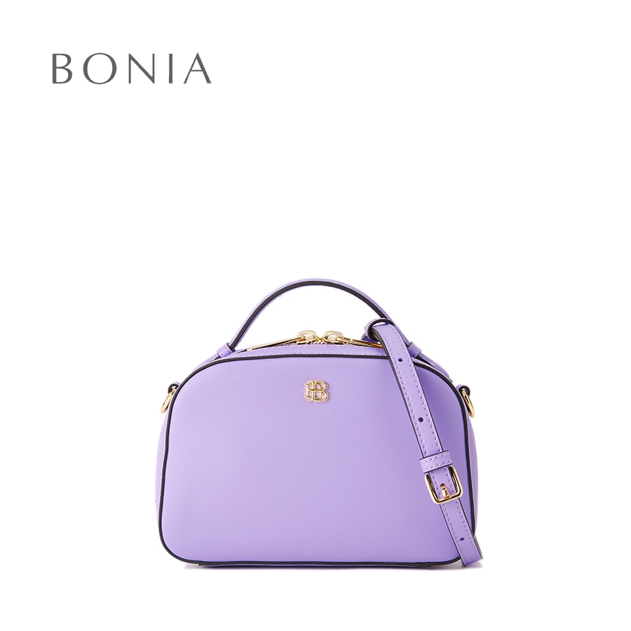 กระเป๋าสะพายข้าง ขนาดเล็ก ลาย Bonia Purple Paste Elle