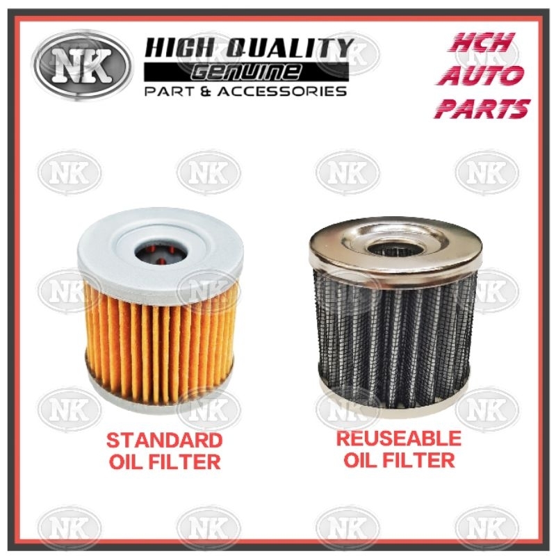 OIL FILTER (RACING REUSEABLE & STD) - KTNS - GP 125/ GP125/ GP 125 CLASSIS/ GP125 CAFE RACER (NK)