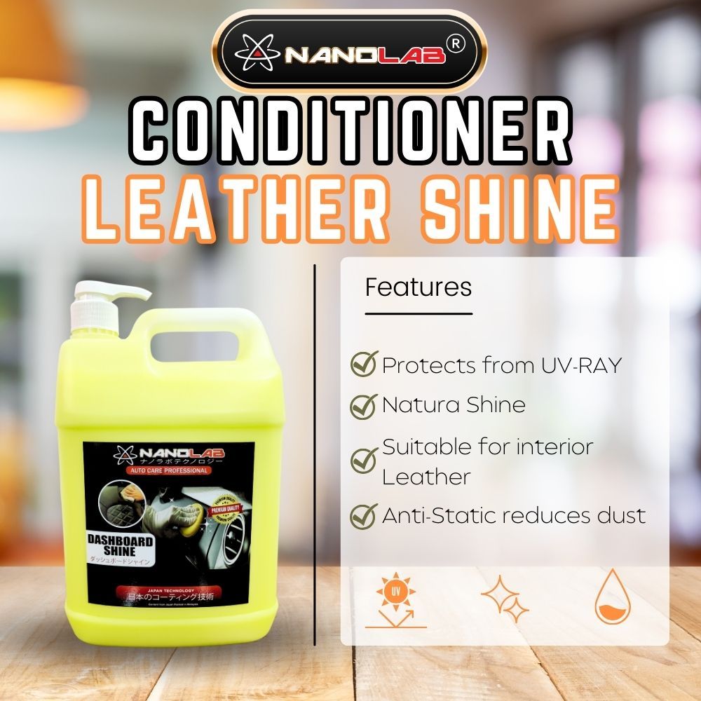 Dashboard Shine Gel Leather & Dashboard Wax Sofa Inner Plastic Interior Care Wax, Cream & Shine [NAN