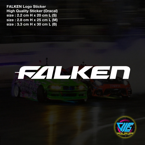 FALKEN Sticker / Decal (สติ๊กเกอร์คุณภาพสูง)