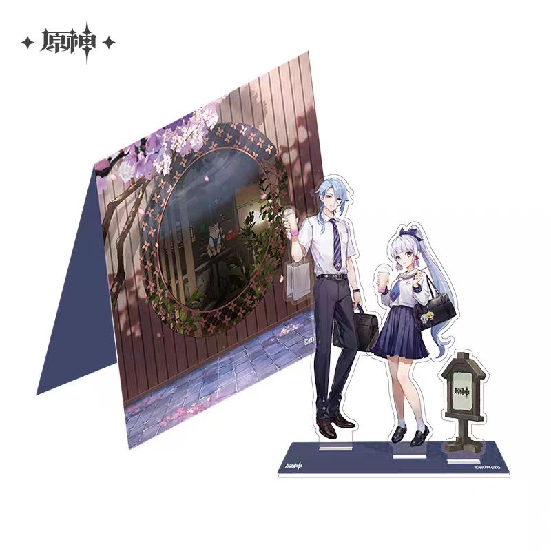 Genshin Official] Genshin Impact ayato ayaka milktea standee