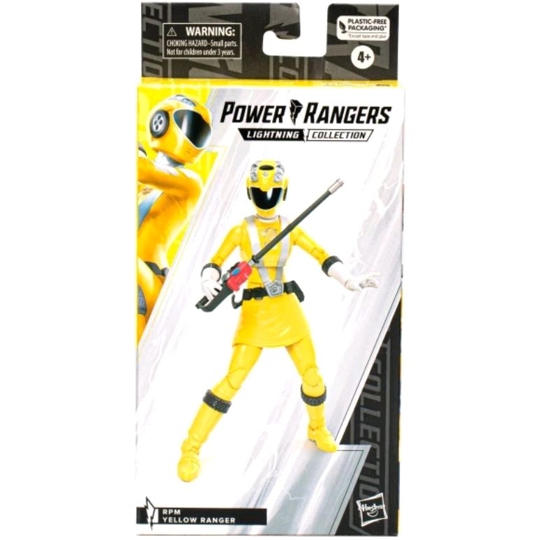 Power Rangers Lightning Collection Turbo Red RPM Yellow Lightspeed Rescue Blue Ranger 6 นิ ้ ว