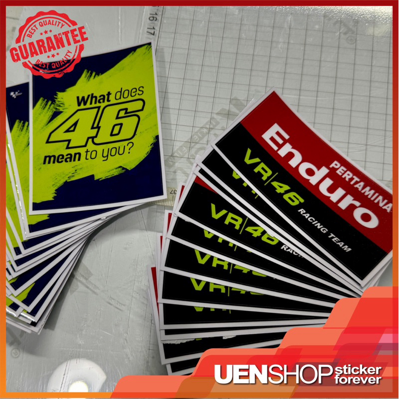 สติ๊กเกอร์ ENDURO VR/46 pertamina enduro valentinorossi 46