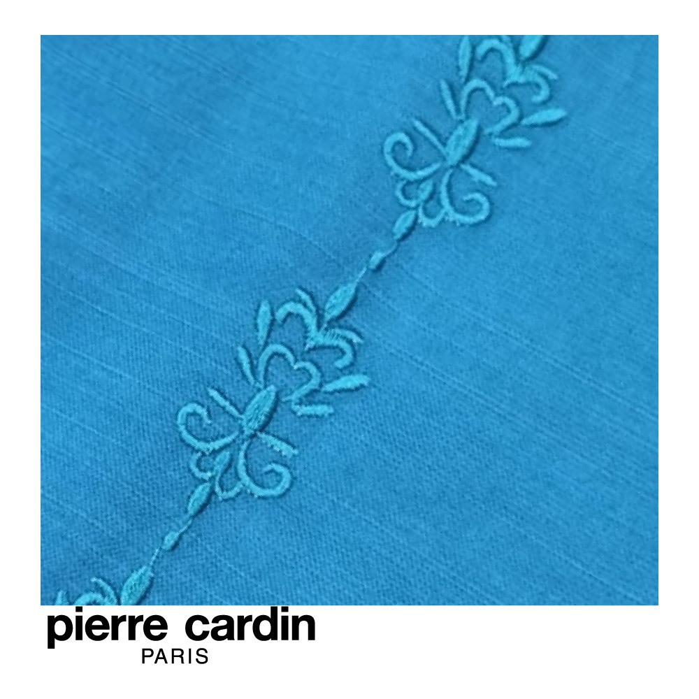 Pierre Cardin เสื้อเชิ้ตแขนสั้น ปักลายเทอร์ควอยซ์ สําหรับผู้ชาย W4105B-11447