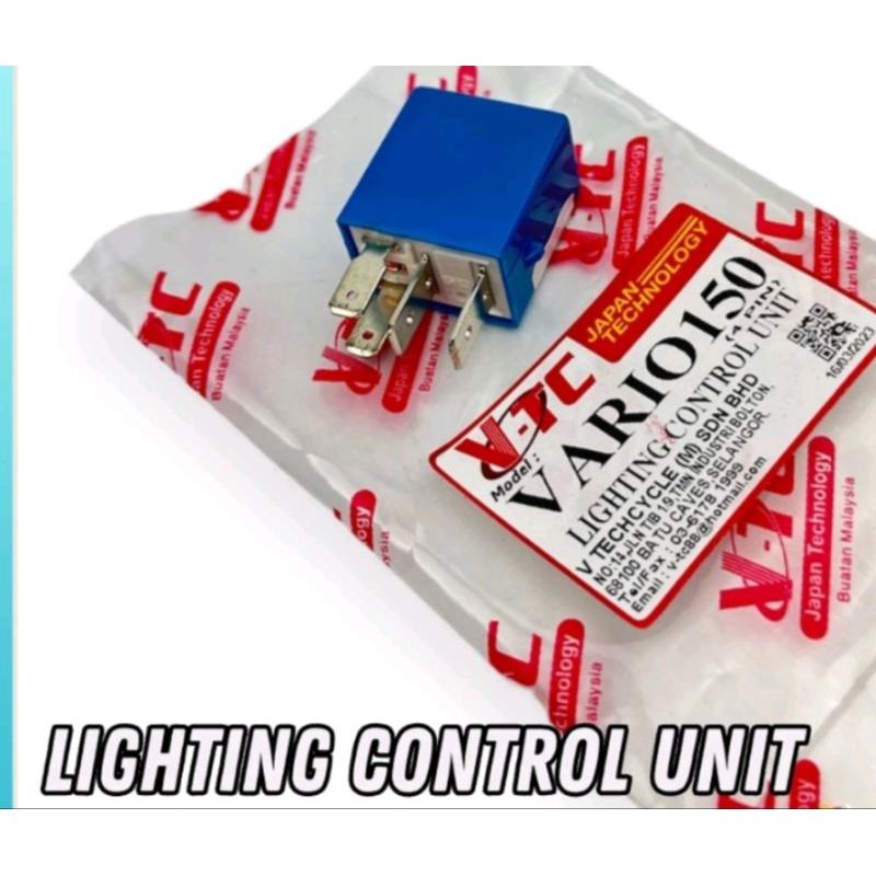 4PIN RELAY LIGHTING CONTROL UNIT RELAY PCX150 RS150 RXS150 VARIO150 NVX155 NVX LAMPU ควบคุม