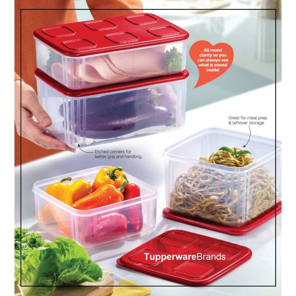 Tupperware Clear Mate Large (2) หรือ Clear Mate Medium (4)