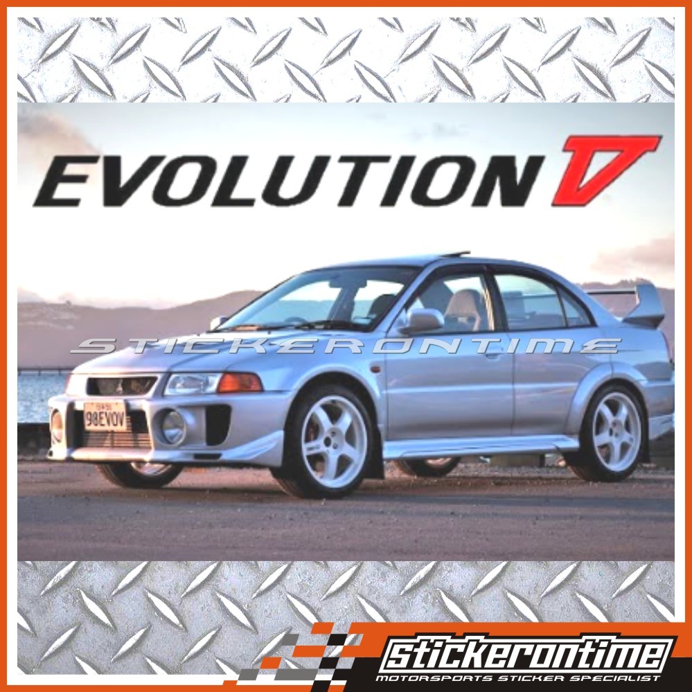 ชุดสติ๊กเกอร์ Evo V 5 Mitsubishi Lancer Evolution 5 EVO5