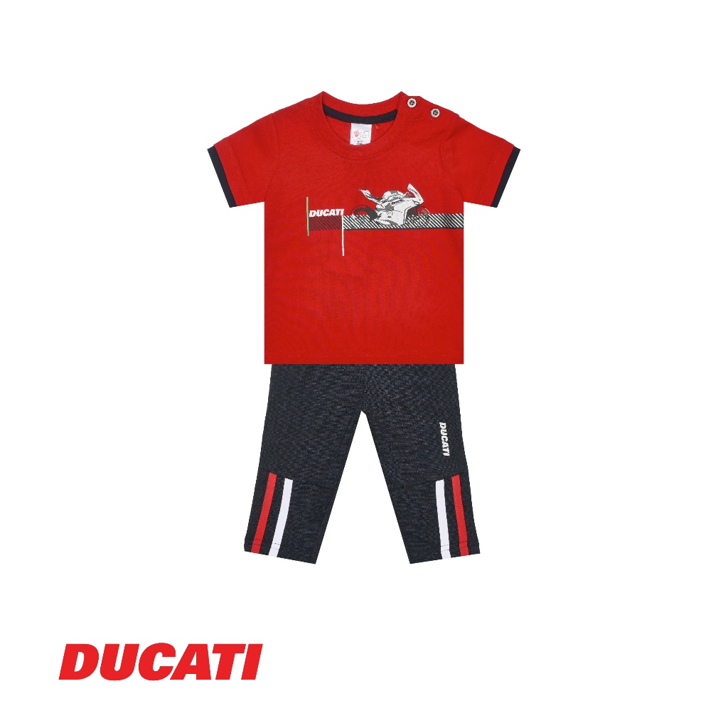 Ducati BABY BOY เสื้อยืด แขนสั้น และกางเกงขายาว สําหรับเด็กผู้ชาย814241-816492