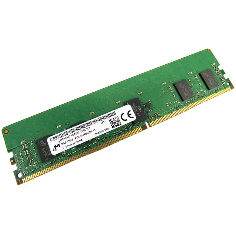ไมครอน 8GB Desktop Ram 1RX8 PC4-2666V-UA2-11