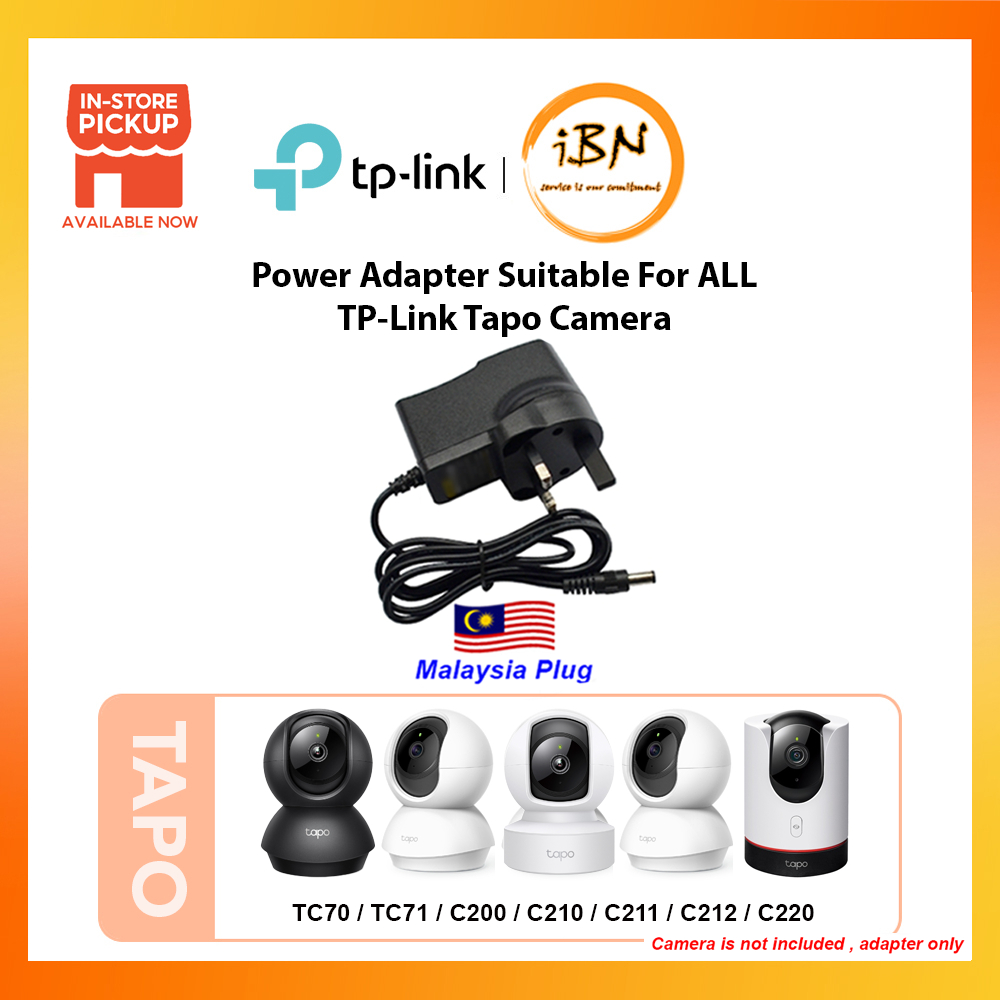 อะแดปเตอร์กล้องวงจรปิด TP-LINK สําหรับ TAPO C520WS/C320WS/C310/C200/C210/C220/C225/C100/C110/TC60/TC
