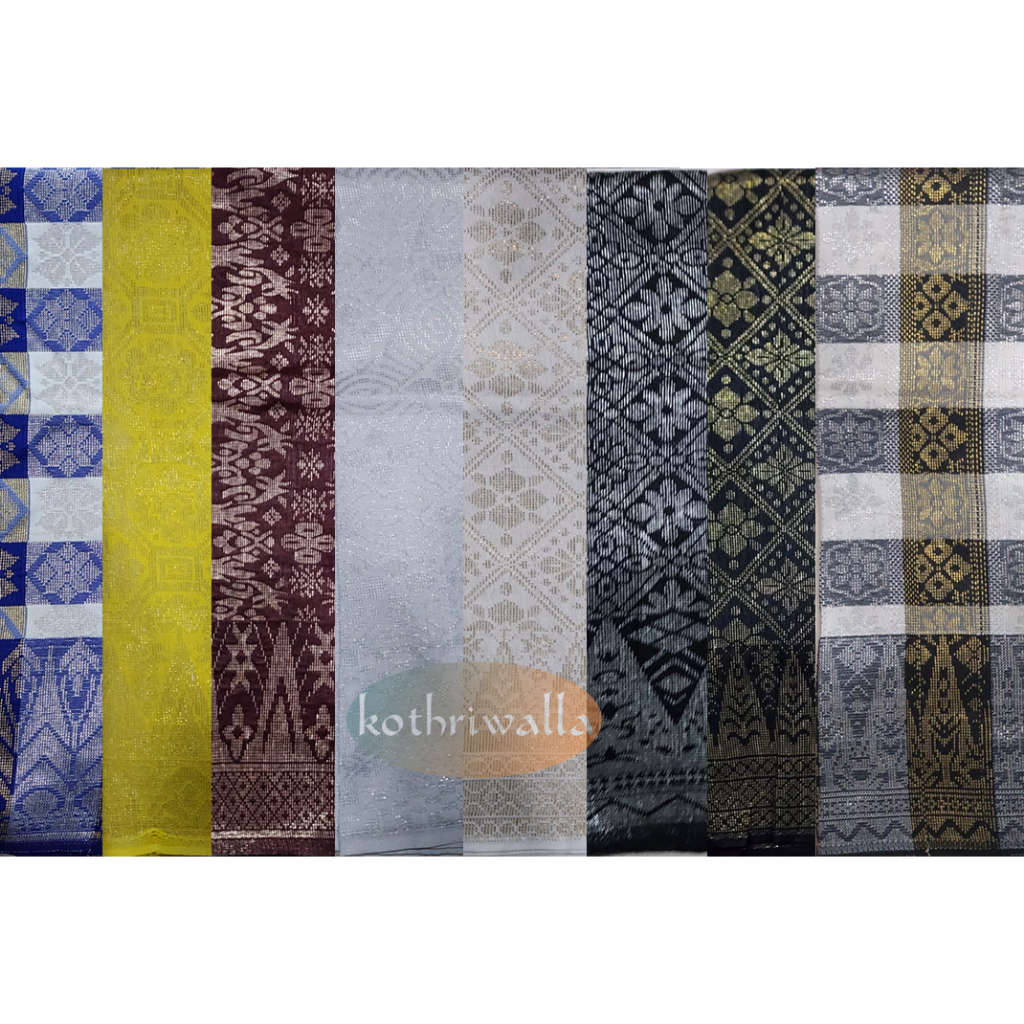 Sampin Songket Tenunan Samping Bajet คุณภาพดี Bermacam-macam warna