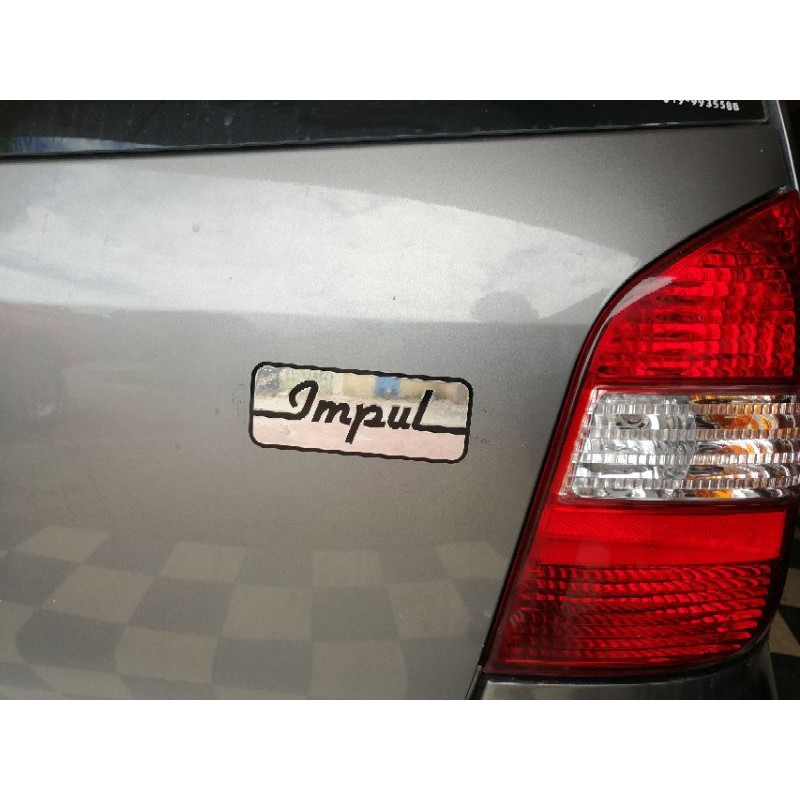 สติ๊กเกอร์ nissan impul สัญลักษณ์สติ๊กเกอร์ super chrome