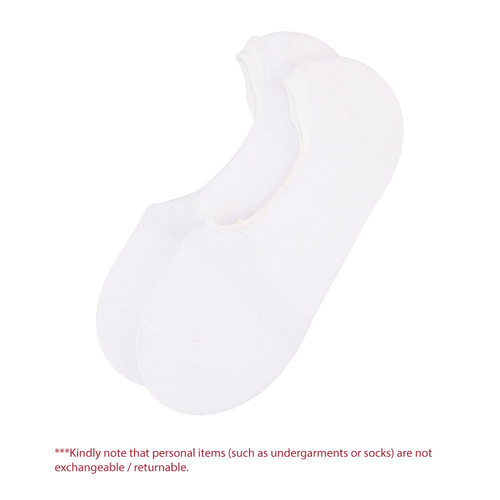 Giordano MEN Cotton Spandex Invisible Socks (2 แพ็ค) 0 01152002