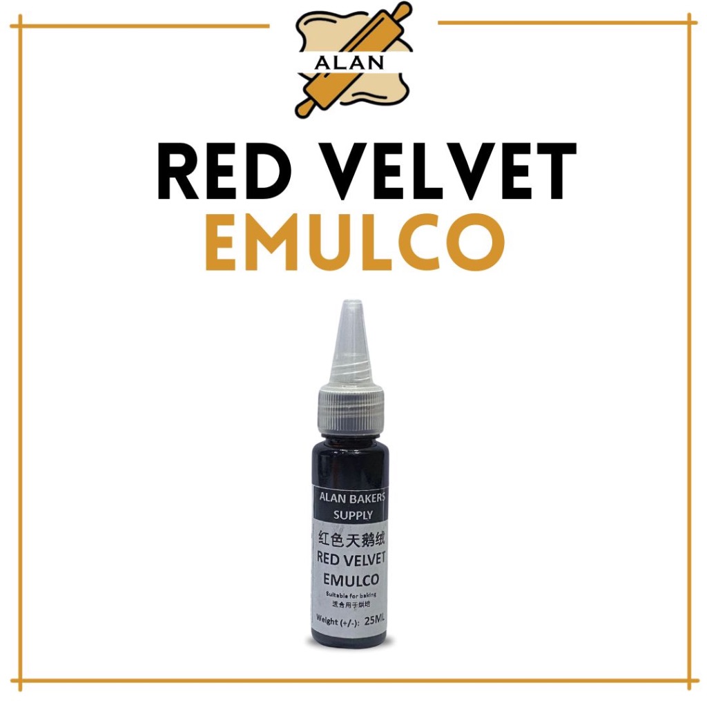 Red VELVET EMULCO EMULCO RED VELVET สีเลือดแดงแดงแดง