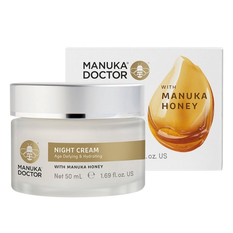 Manuka Doctor Night Cream with Manuka Honey, 1.69 ออนซ ์ ( 50 มล . )