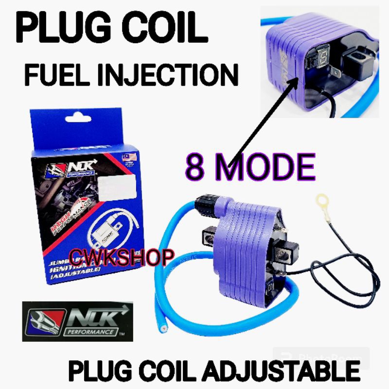 NLK RACING PLUG COIL FUEL INJECTION 8 โหมดเสริมพื้นหลัง NLK PERFORMANCE