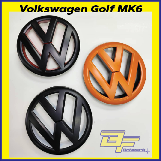 ป้ายสัญลักษณ์และหลัง Volkswagen Golf MK6