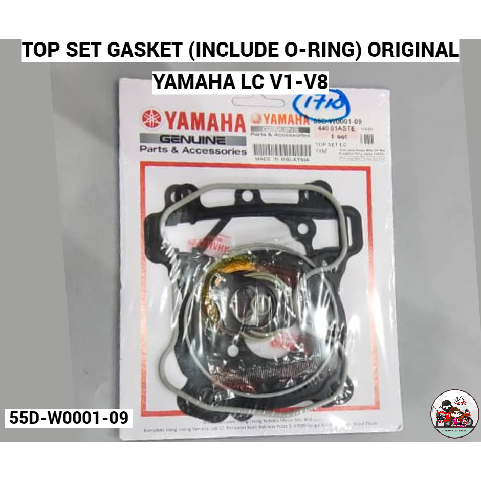 TOP SET GASKET (INCLUDE O-RING) YAMAHA LC V1-V8 (55D-W0001-09)
