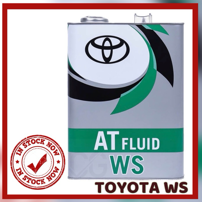 Toyota WS (4 ลิตร) AT Fluid WS Gear Oil - Toyota Vios, Altis, Camry, Alphard, Hilux, Harrier, Estima